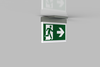 Escape route luminaire AIE stainless steel